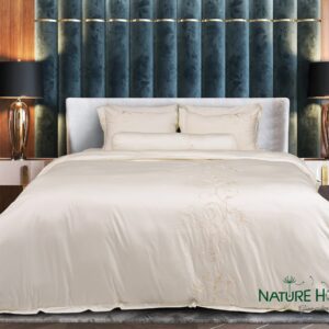 Bộ chăn ga Nature Home Tencel Cotton Khát Vọng Vàng 2023