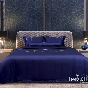 Bộ chăn ga Nature Home Tencel Salyut Xanh