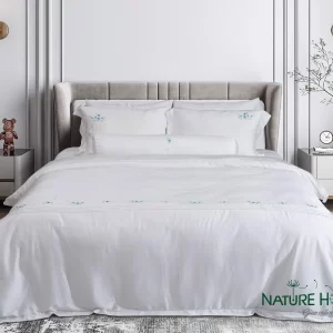 Bộ chăn ga Nature Home Tencel Blue Rose