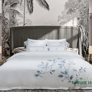 Bộ chăn ga Nature Home Tencel Cotton Bạch Ngọc Lan