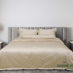 Bộ chăn ga Nature Home Cotton Chuồn Chuồn Kem