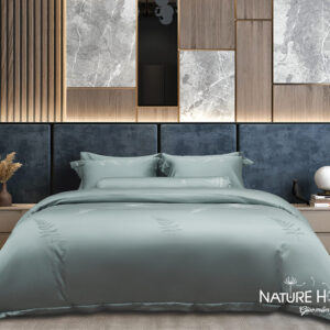 Bộ chăn ga Nature Home Tencel Cotton Dương Xỉ Xanh