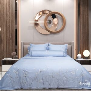 Bộ chăn ga Nature Home Tencel Ngọc Hương Uyển
