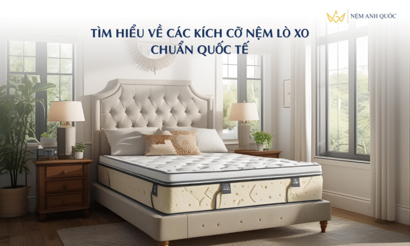 Các Kích Cỡ Nệm Chuẩn Quốc Tế